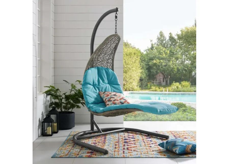 Landscape Hanging Chaise Lounge Outdoor Patio Swing Chair