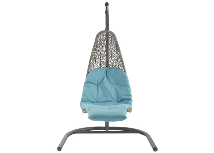 Landscape Hanging Chaise Lounge Outdoor Patio Swing Chair