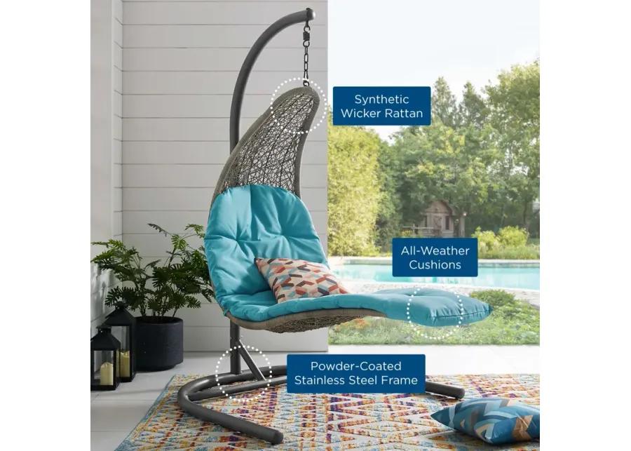 Landscape Hanging Chaise Lounge Outdoor Patio Swing Chair