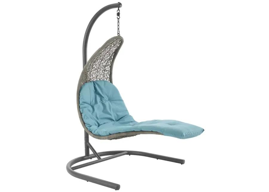 Landscape Hanging Chaise Lounge Outdoor Patio Swing Chair