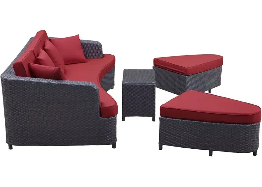 Monterey 4 Piece Outdoor Patio Sofa Set