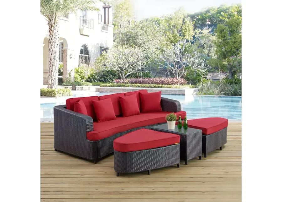 Monterey 4 Piece Outdoor Patio Sofa Set