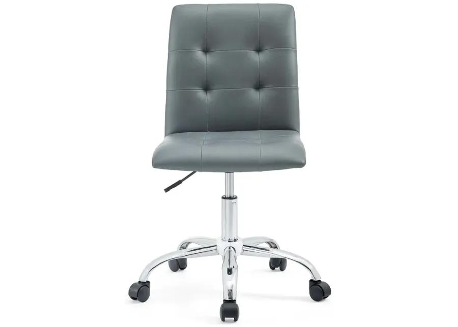 Prim Armless Mid Back Office Chair