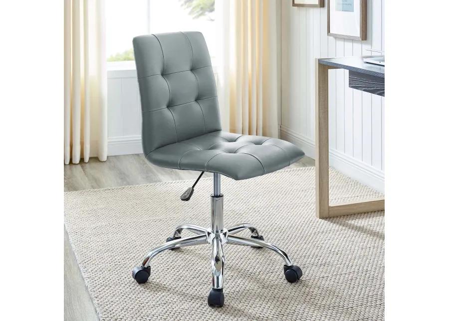 Prim Armless Mid Back Office Chair