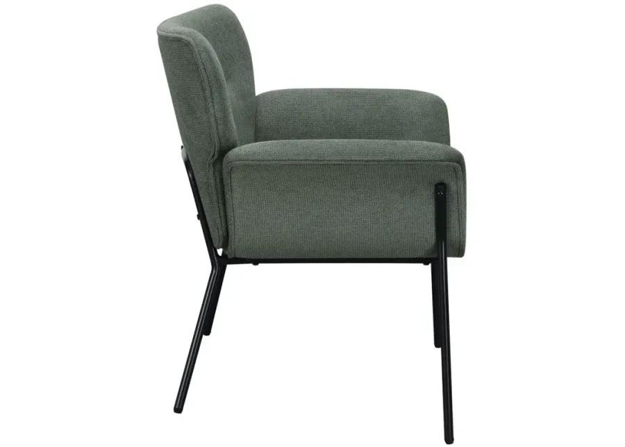 Davina Upholstered Flared Arms Accent Chair Ivy