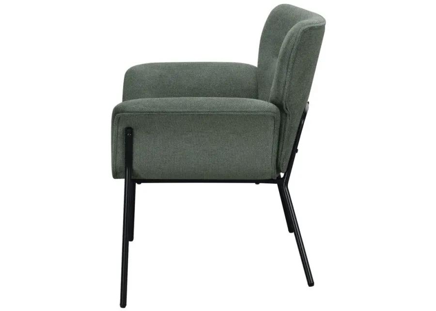 Davina Upholstered Flared Arms Accent Chair Ivy