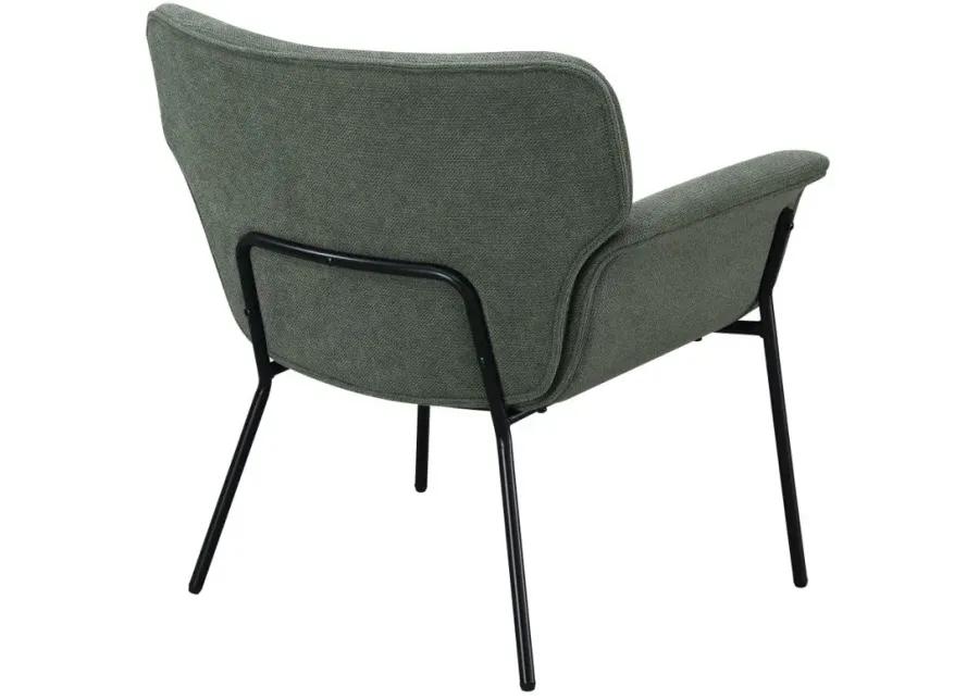 Davina Upholstered Flared Arms Accent Chair Ivy