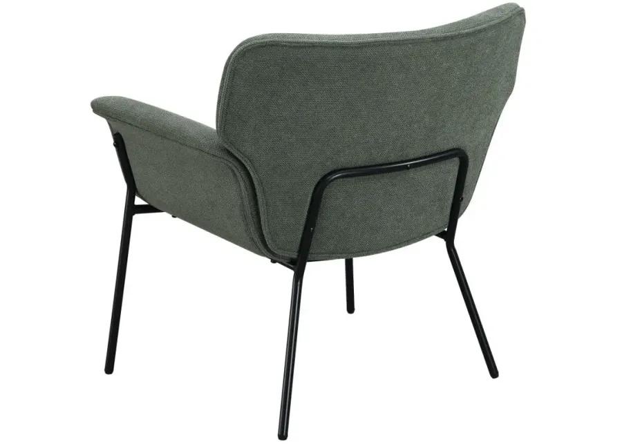 Davina Upholstered Flared Arms Accent Chair Ivy