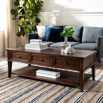 MANELIN COFFEE TABLE WITH STORAGE DRAWERS 