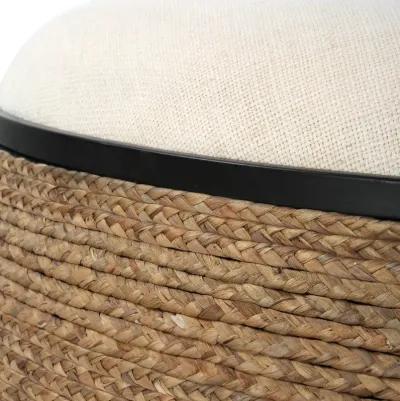 Island Straw Storage Coffee Table