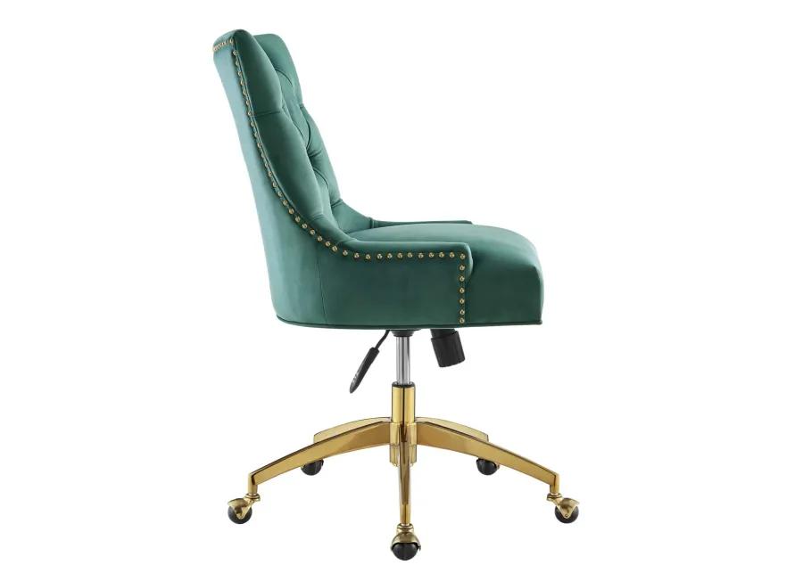 Regent Tufted Performance Velvet Office Chair