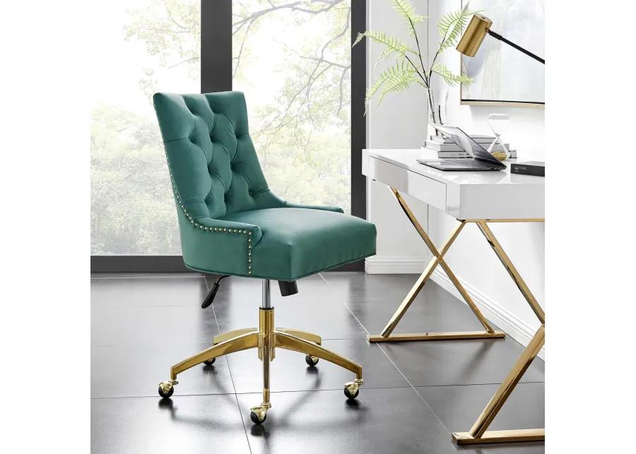 Regent Tufted Performance Velvet Office Chair