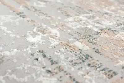 Chelsea Ivory / Gray  Abstract Polyester 2'7" x 9'6" Runner Rug