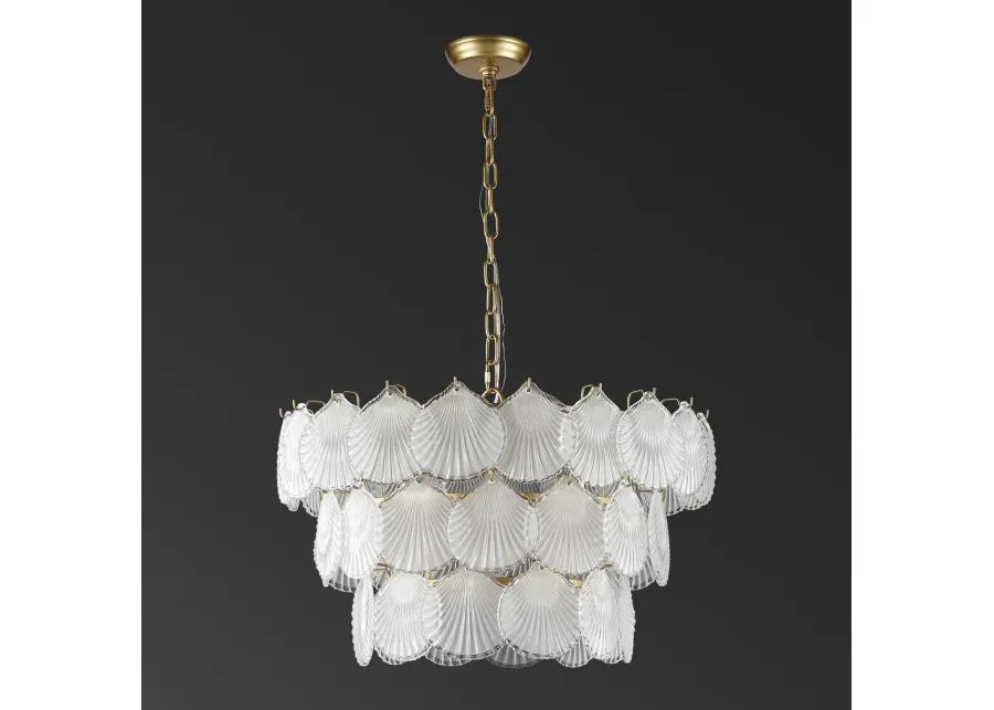 Gutierrez 3 Tier Glass Chandelier