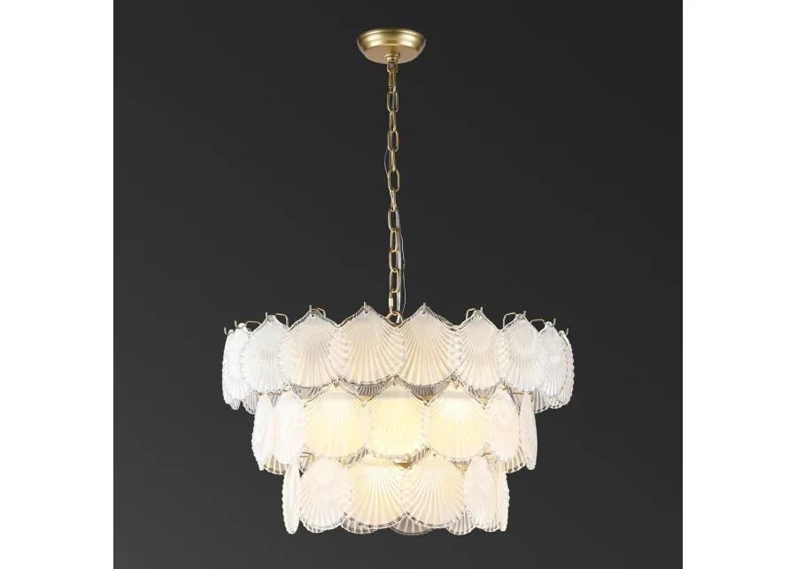 Gutierrez 3 Tier Glass Chandelier