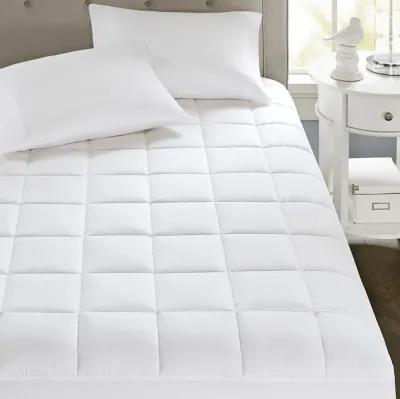 Sleep Philosophy Highline White 3M Microfiber Mattress Pad