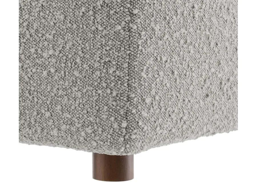 Commix Down Filled Overstuffed Boucle Fabric Corner Chair