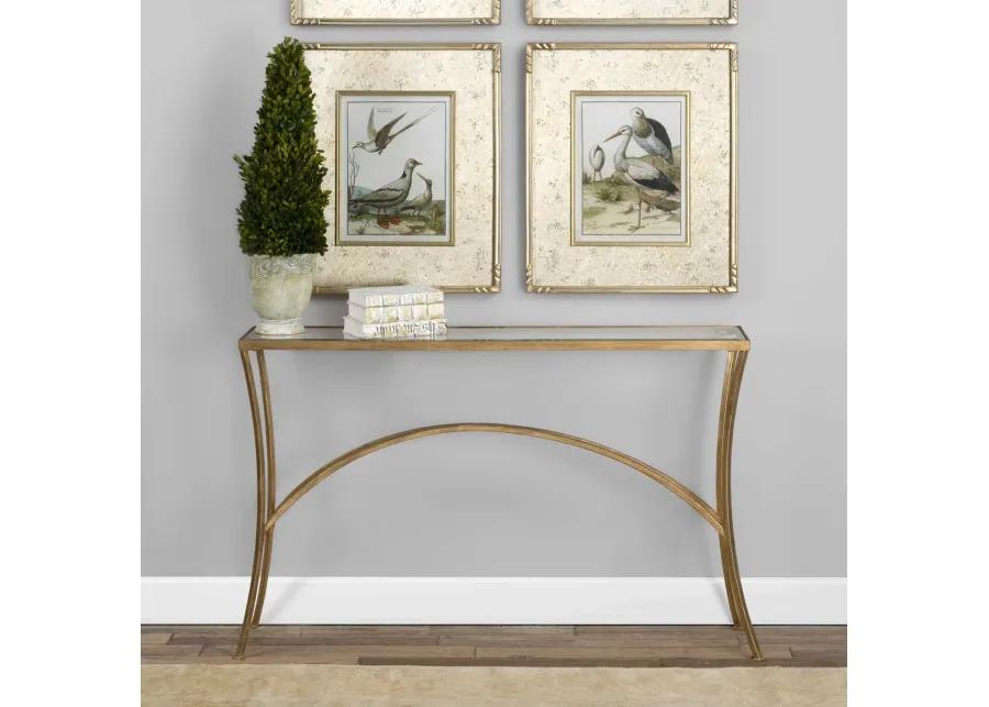 Alayna Gold Console Table