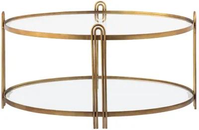 Arch Coffee Table - Gold