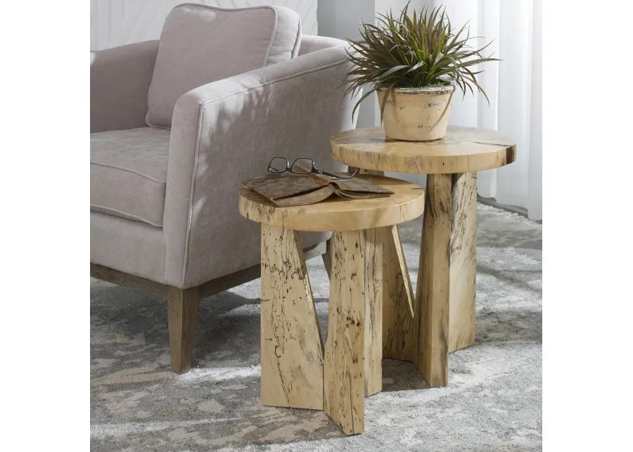 Nadette Natural Nesting Tables, S/2