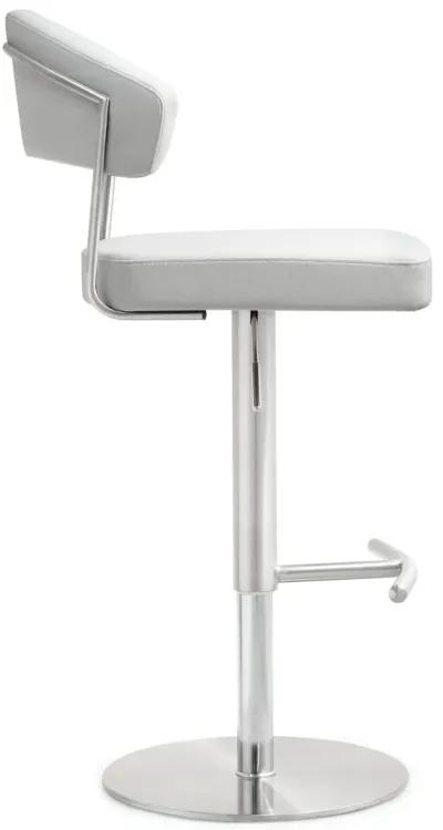 cosmo white stainless steel barstool