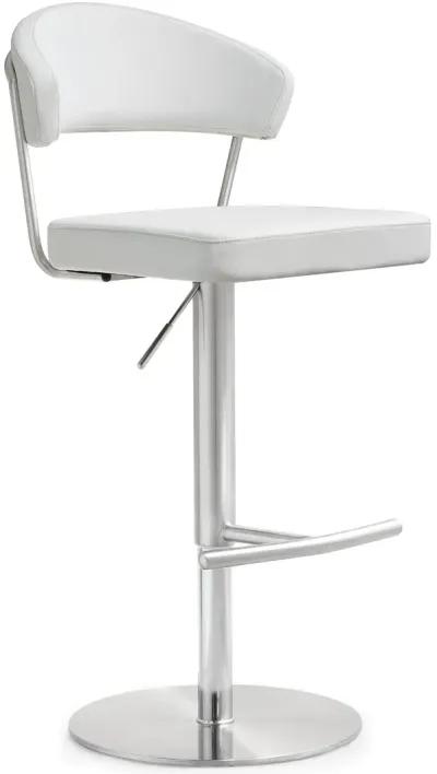 cosmo white stainless steel barstool