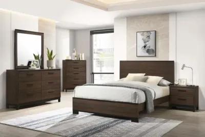 Edmonton Eastern King Panel Bed Rustic Tobacco