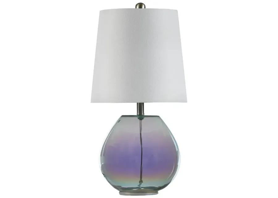 510 Design Ranier Iridescent Iridescent Glass Table Lamp