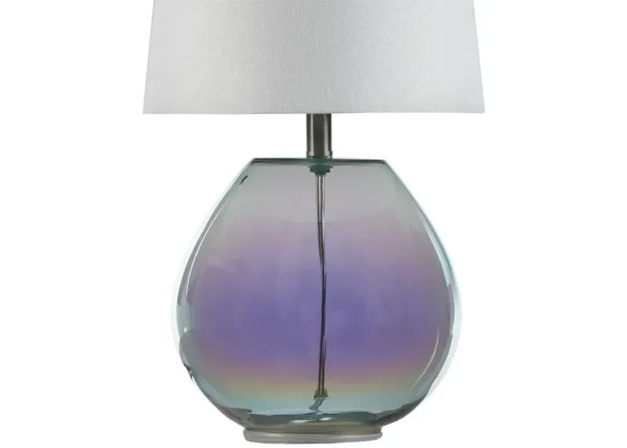 510 Design Ranier Iridescent Iridescent Glass Table Lamp