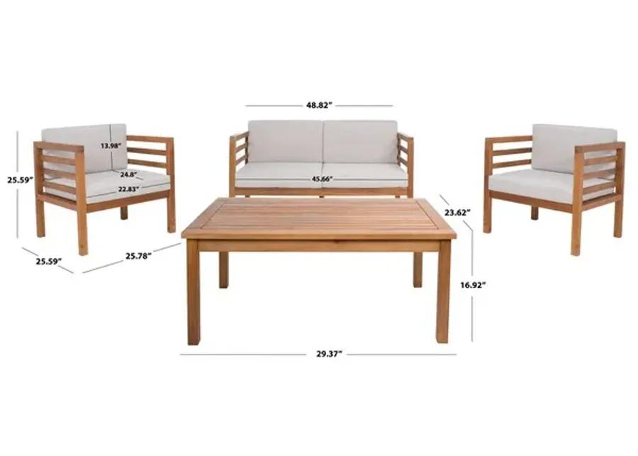 KINNELL 4PC OUTDOOR  LIVING SET