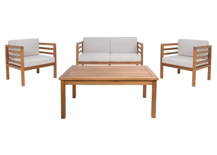 KINNELL 4PC OUTDOOR  LIVING SET