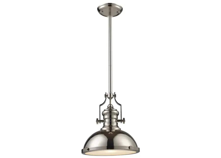 Chadwick 13" Wide 1-Light Pendant - Polished Nickel