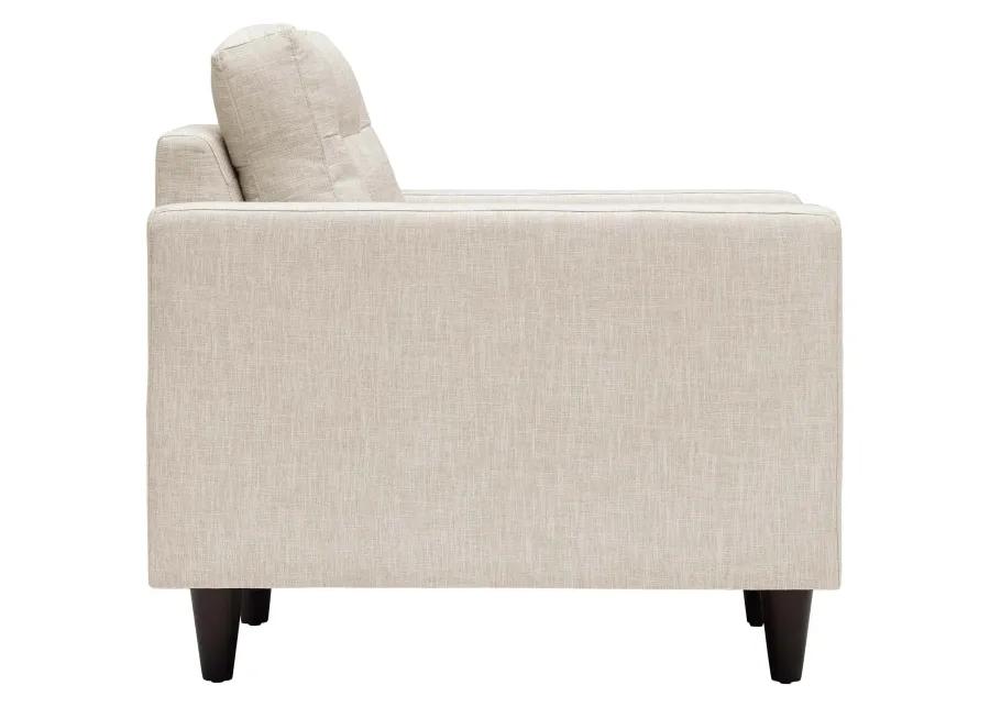 Empress Upholstered Fabric Armchair