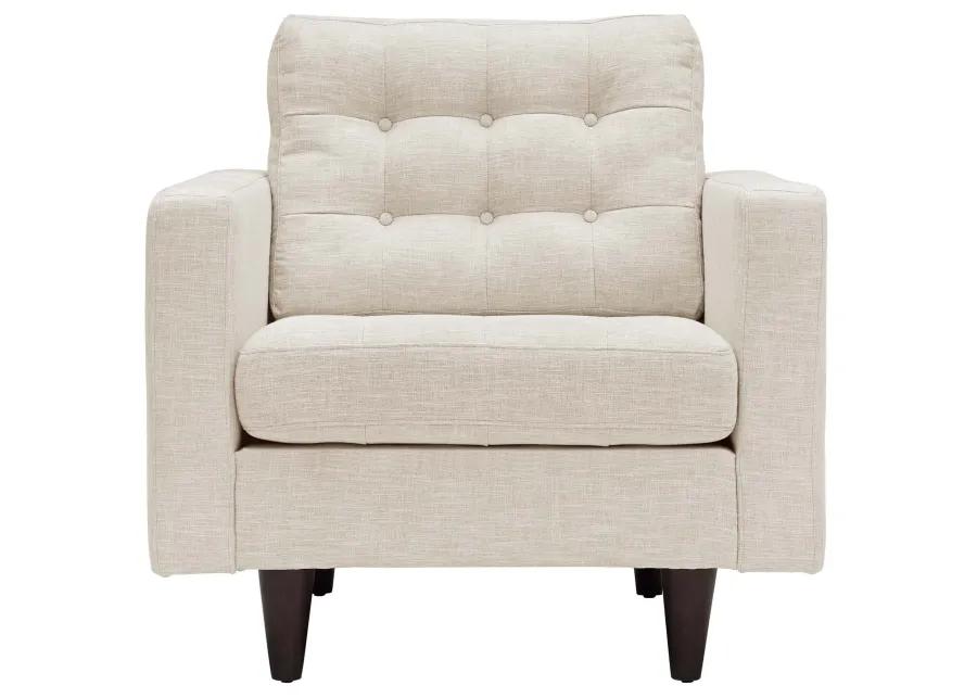 Empress Upholstered Fabric Armchair