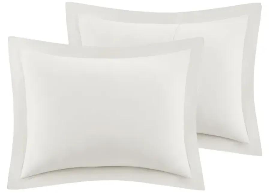 Madison Park Sarasota Ivory Microcell Down Alternative Comforter Mini Set