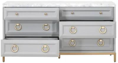 Azure Carrera 6-Drawer Double Dresser