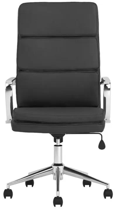 Adamstown High Back Upholstered Office Chair Black