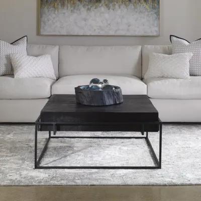 Telone Modern Black Coffee Table