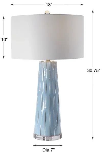 Brienne Light Blue Table Lamp