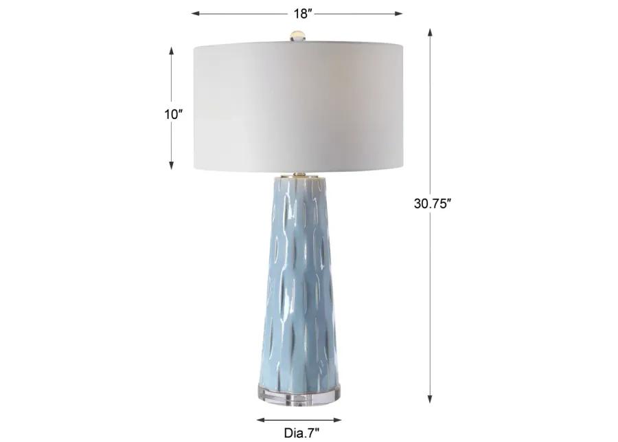 Brienne Light Blue Table Lamp