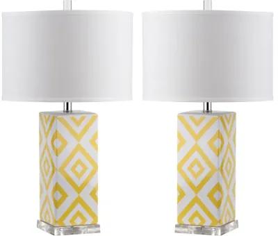 Diamonds 27-Inch H Table Lamp - Set of 2