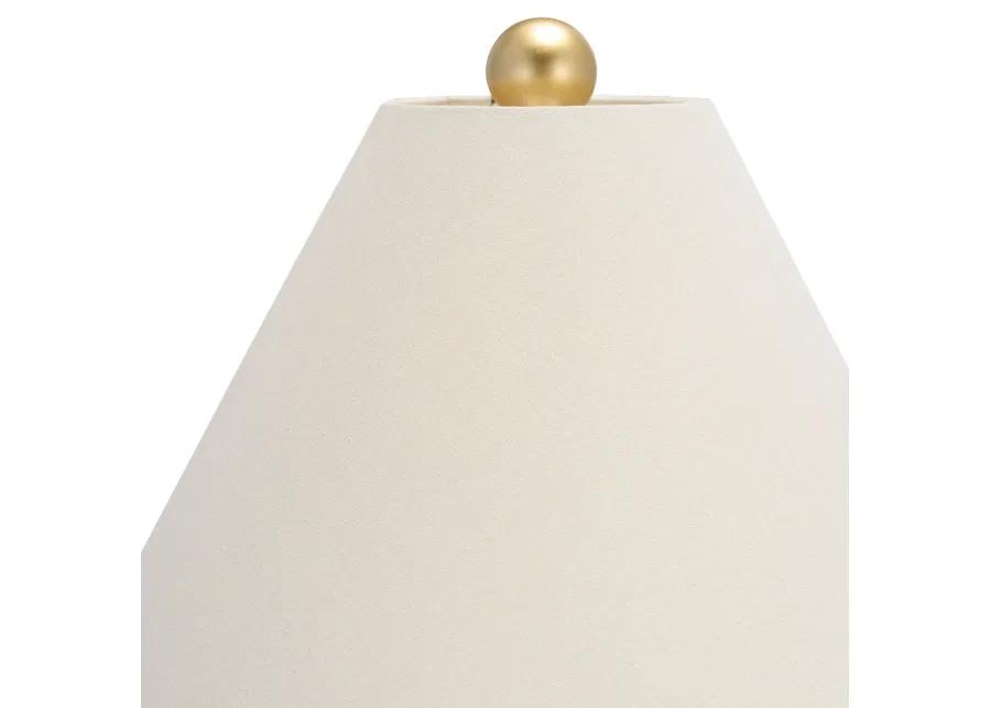 Resin 21" Textured Table Lamp, Gold