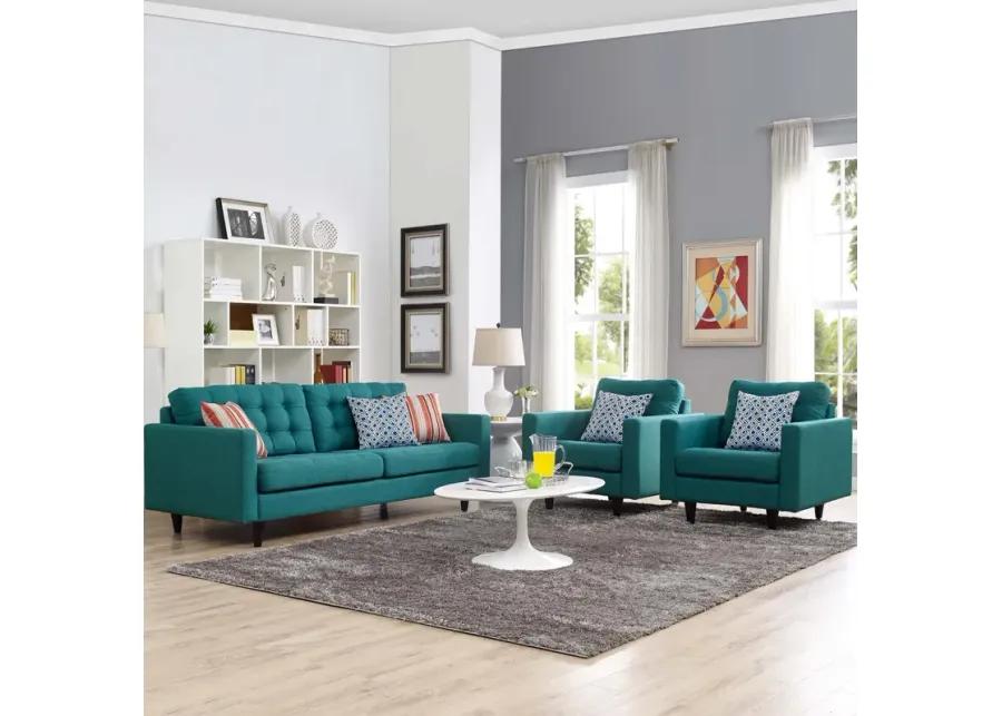 Empress Sofa and Armchairs Set of 3