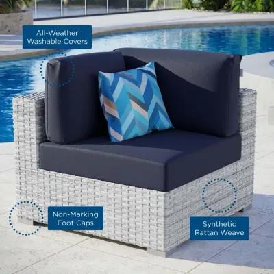 Convene Outdoor Patio Corner Chair