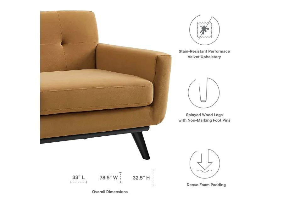 Engage Performance Velvet Loveseat