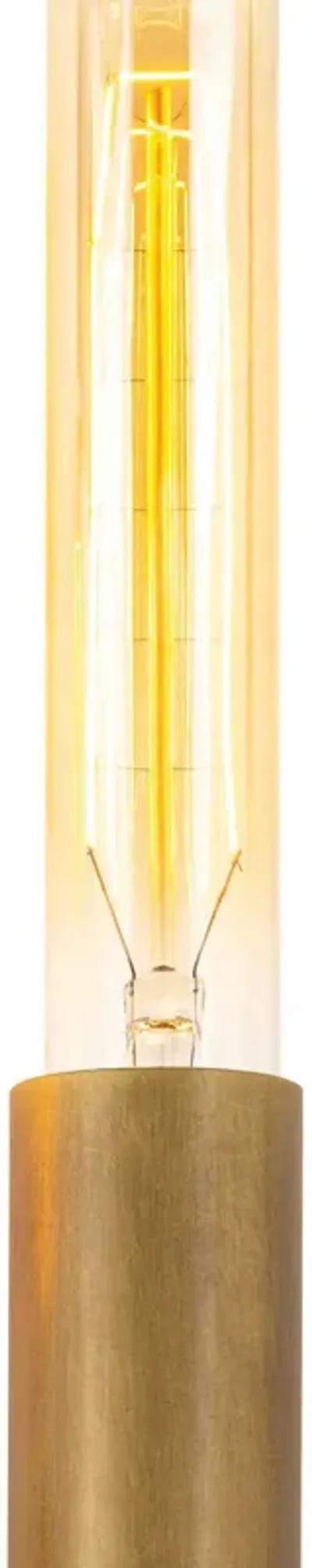 Wolfe Natural Brass Sconce 