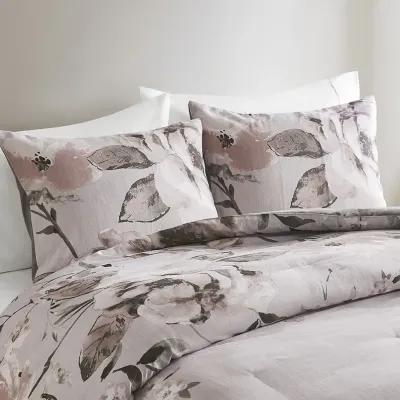 Neko 3 Piece Floral Printed Comforter Set