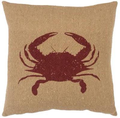 Crab Brown  Pillow