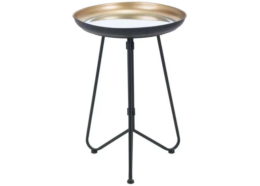 Foley Accent Table Gold & Black