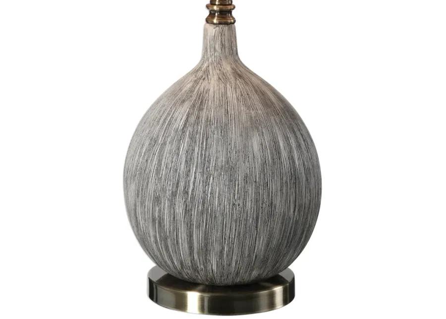 Hedera Textured Ivory Table Lamp